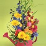 whimsical flower arrangement