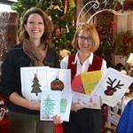 Dena Eberhart, human resources manager, Royer’s Flowers, and Kathy Doran, regional service to the armed forces director, American Red Cross.