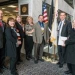 Illinois members participating in Congressional Action Days 2017 included Ed Cronin, FTD, Inc.; Jennifer Zurko, Ball Horticultural Company; Jenna, Megan and Dave Mitch-ell, AAF, Mitchell’s Flowers and Events; Mike Klopmeyer, Ph.D., Darwin Perennials; and Marvin Miller, Ph.D., AAF, Ball Horticultural Company.