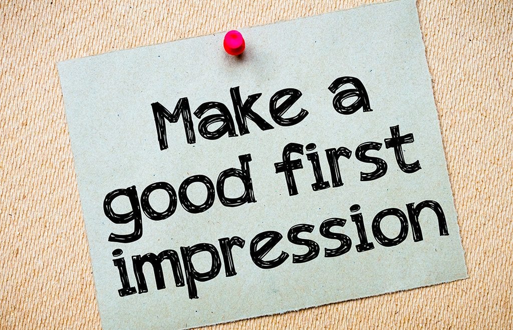 first impression posted note 