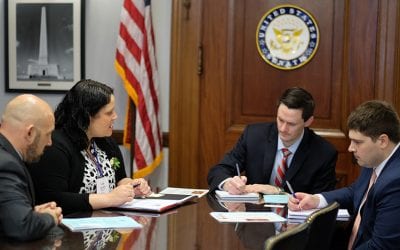 SAF Coordinates with Lawmakers’ Offices on Research Funding, Statistics