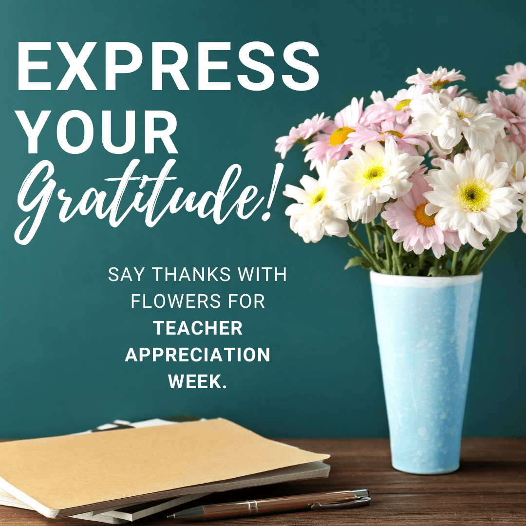 Express Your Gratitude Teacher Appreciation Week Valentine's Day - banner ad 177x175 pixels