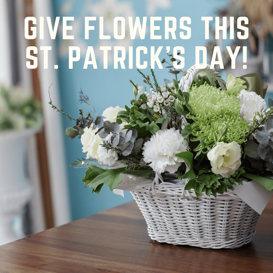Give Flowers This St. Patrick's Day Valentine's Day - banner ad 177x175 pixels