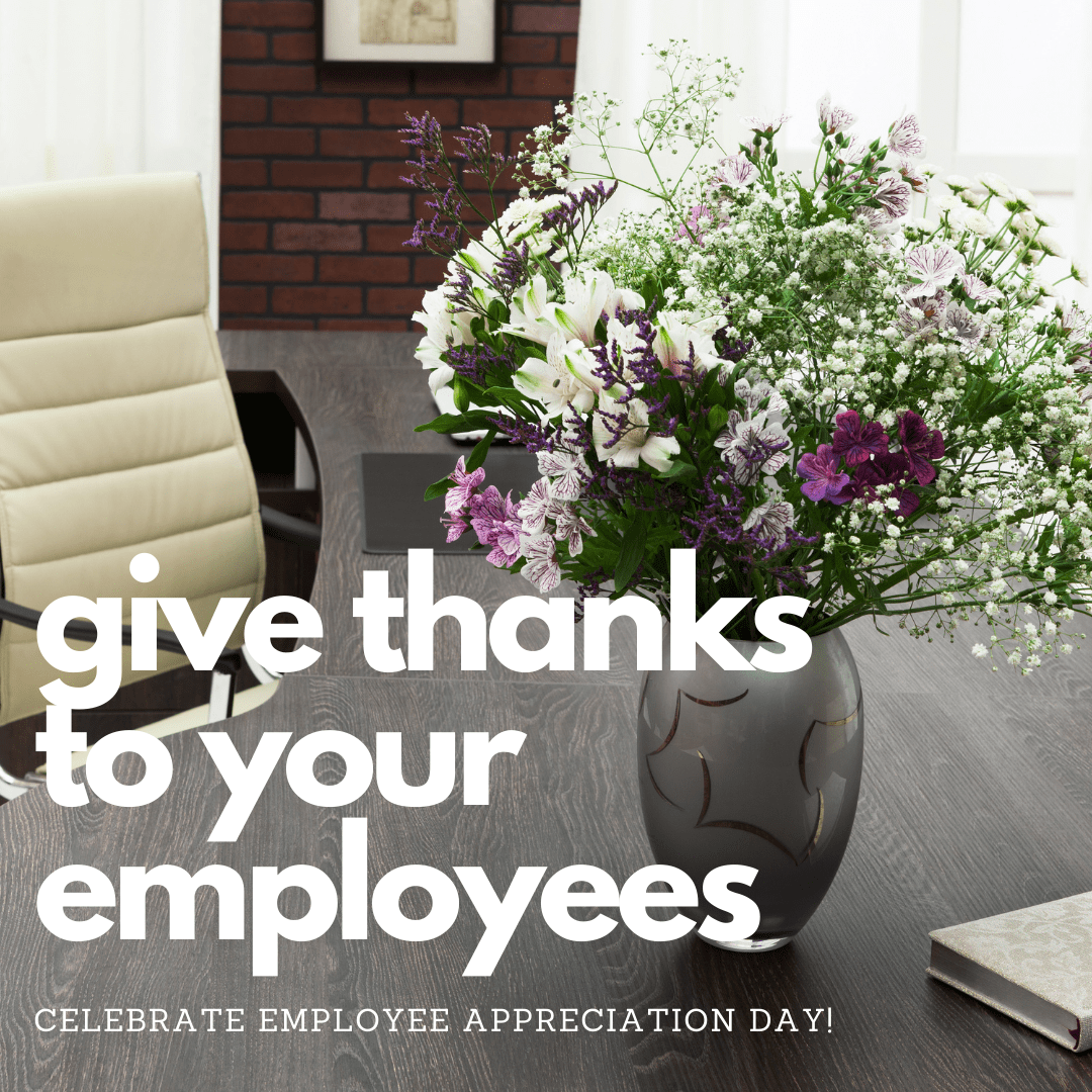 Give thanks to your employees Valentine's Day - banner ad 177x175 pixels