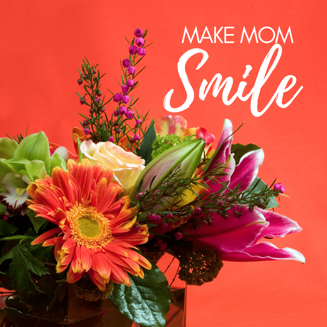 Make Mom Smile Bright Valentine's Day - banner ad 177x175 pixels