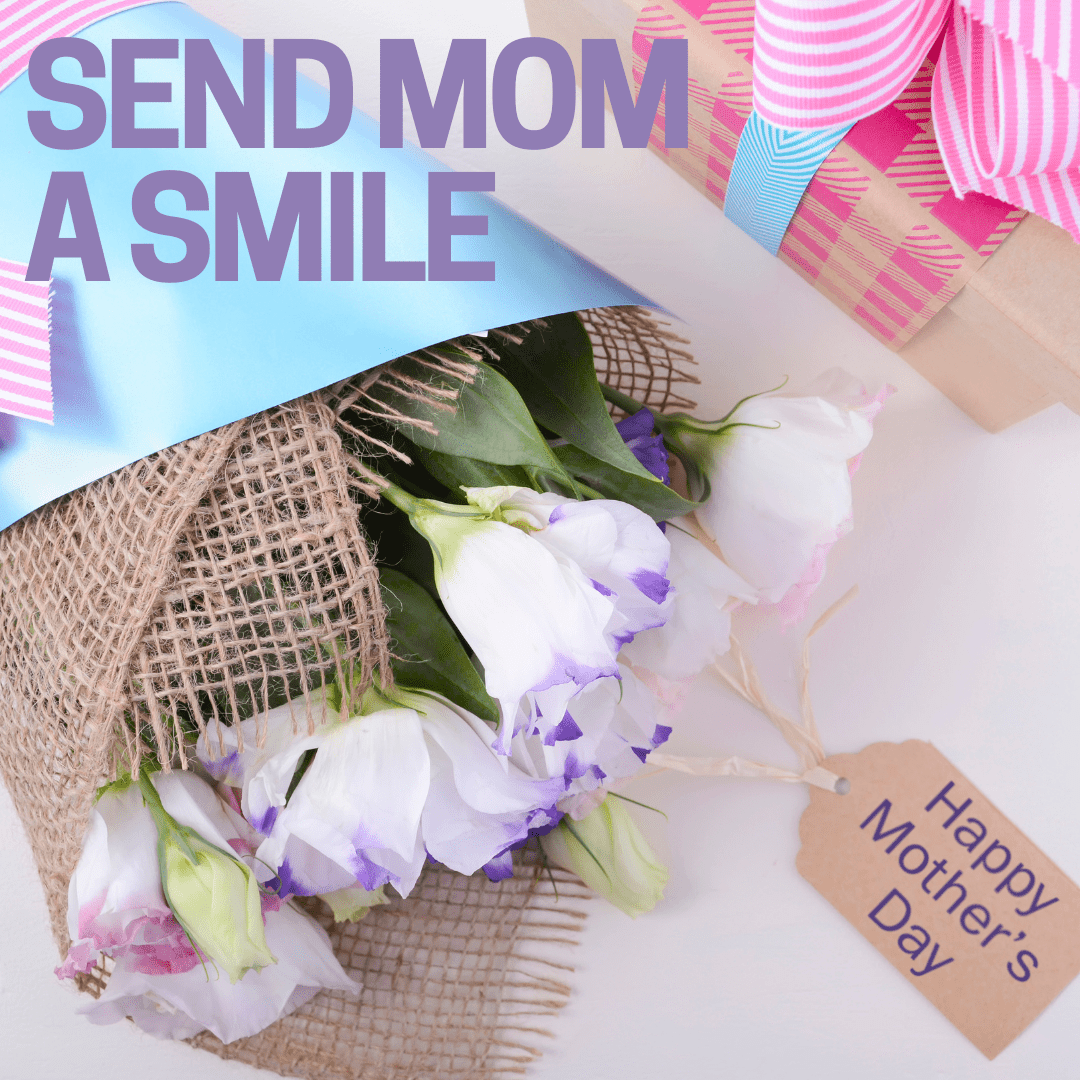 Send Mom a Smile Valentine's Day - banner ad 177x175 pixels