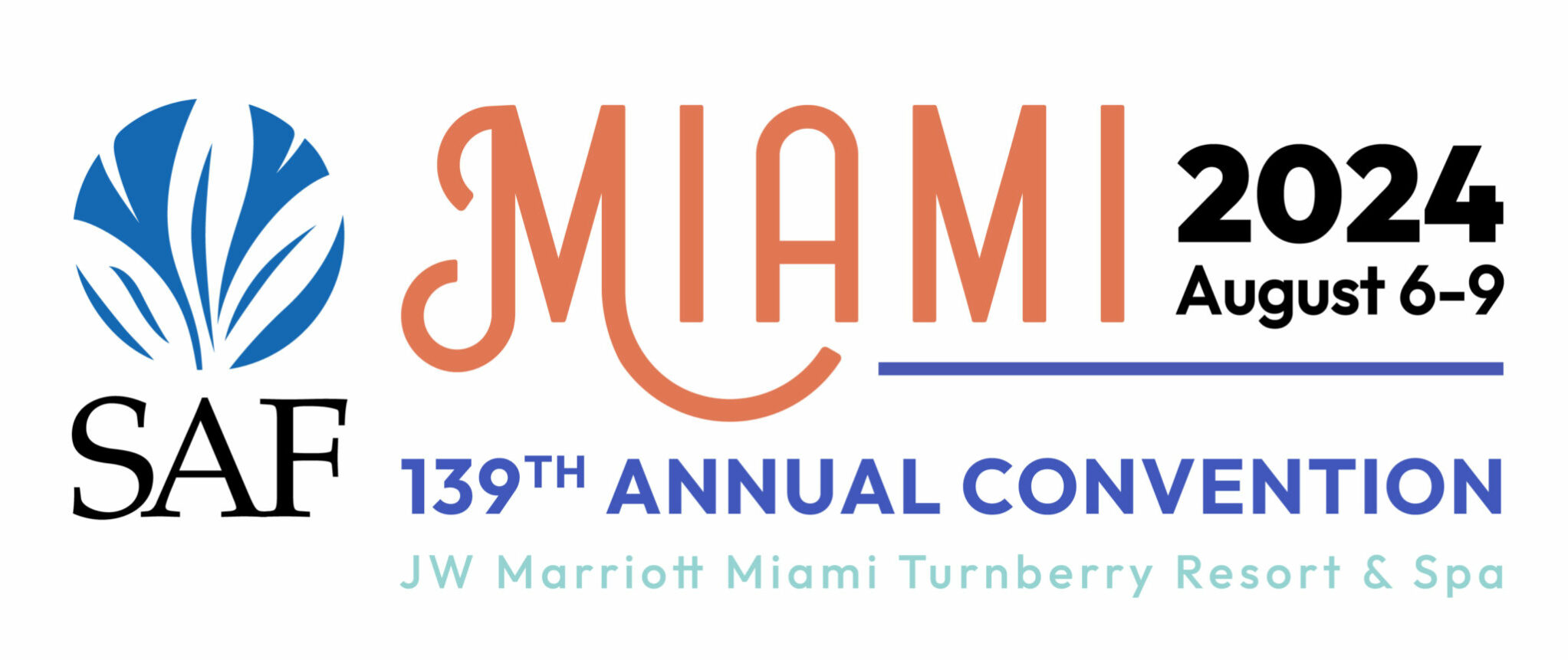 LOGO blue HORIZONTAL ANNUAL CONVENTION SAF Phoenix 2023