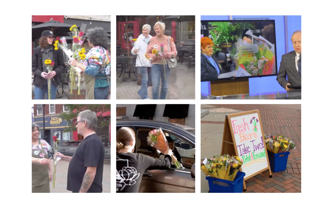 News Coverage Captures Petal It Forward’s Good Vibes  