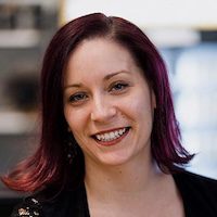 Laura DaLuga, AIFD Tim Huckabee president of Floral Strategies in New York, New York